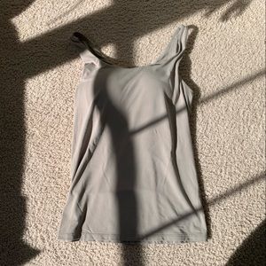 Uniqlo AIRism Bra Tank in Light Taupe